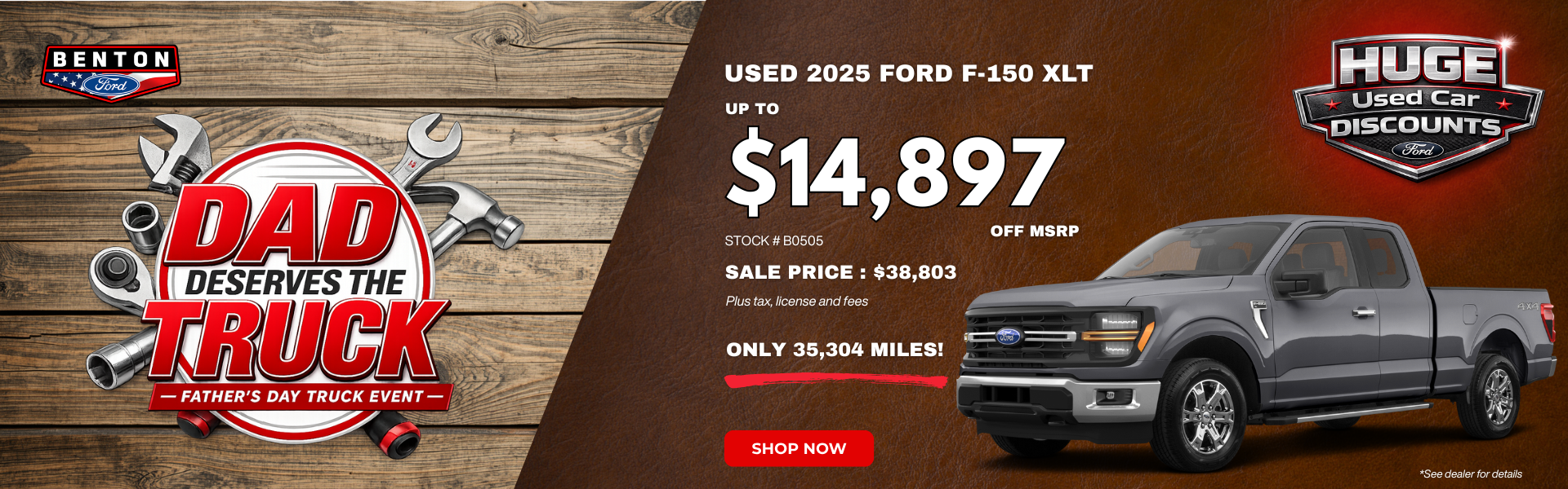 Father's Day used car sales event